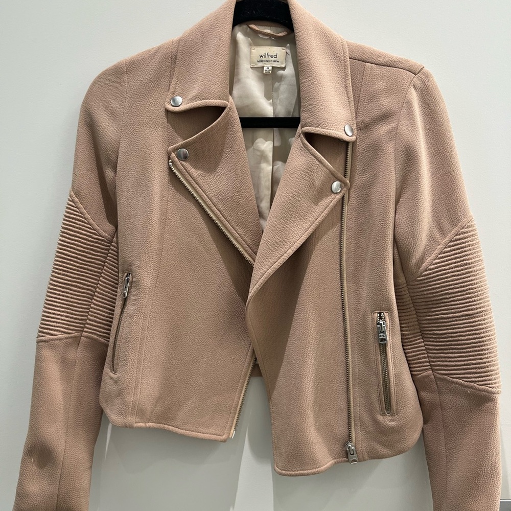 Aritzia Wilfred Tan Jacket